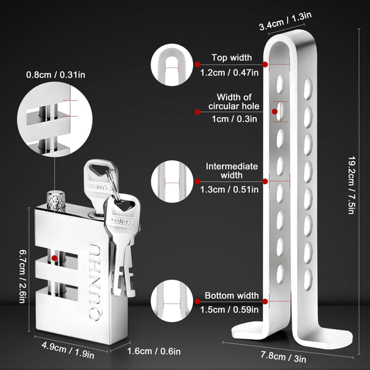 Anti-Theft Car Brake Pedal Lock,Portable Pedal Lock